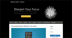 Desktop Screenshot of brainshiftradio.com