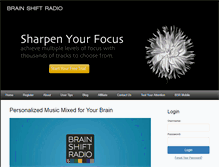 Tablet Screenshot of brainshiftradio.com